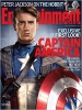 Chris Evans en la portada de "EW" luciendo el traje del "Capi"