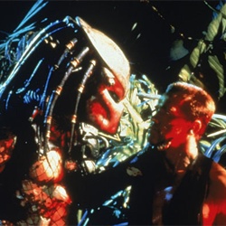 Escena de la cinta "Predator" de 1987. Rodríguez quiere capturar el éxito de la original y olvidar las pobres secuelas y "cross overs"